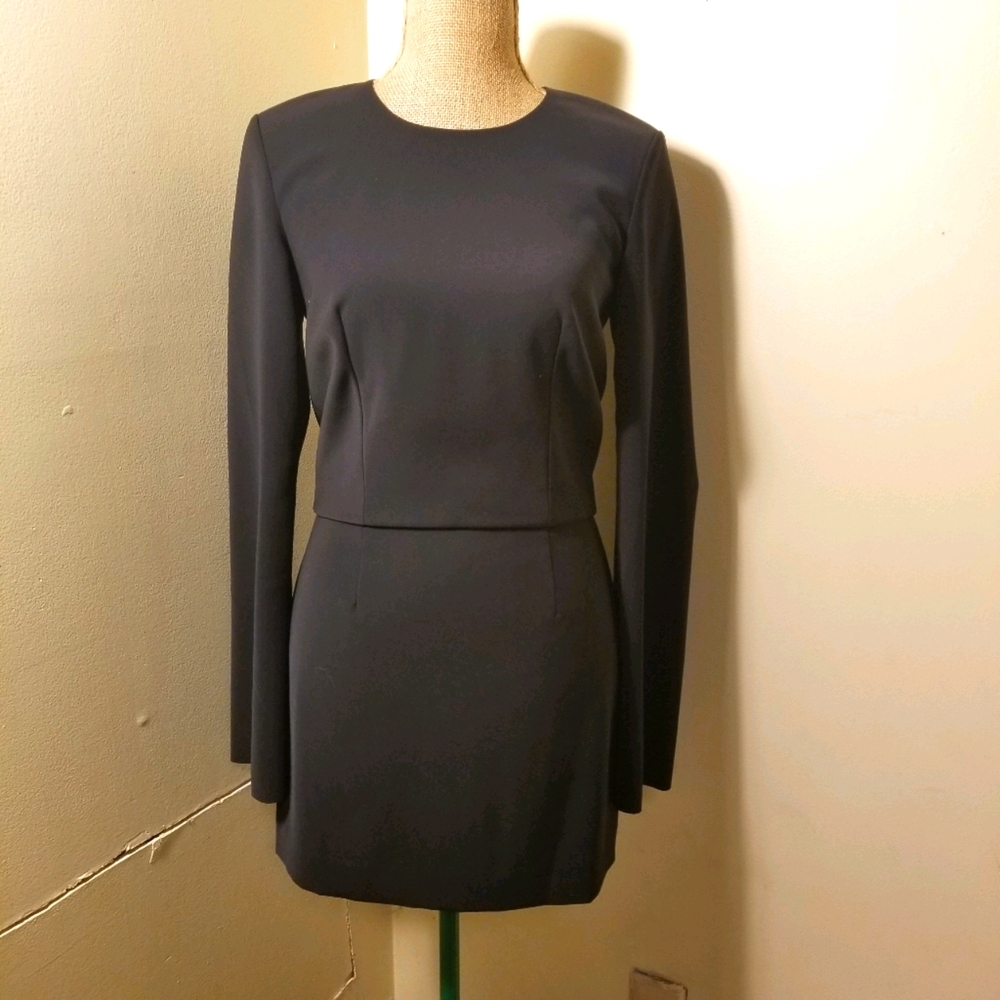 Elizabeth and James long sleeve black skirt set